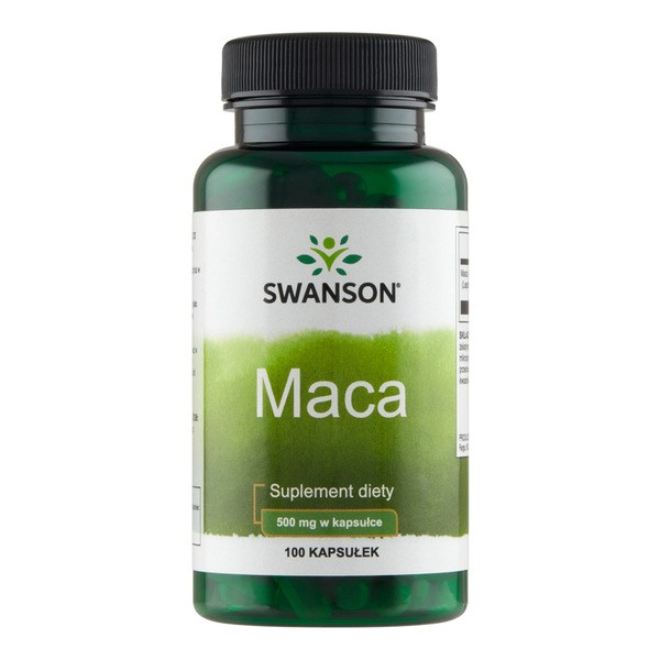 Swanson Maca, 500 mg, kapsułki, 100 szt.