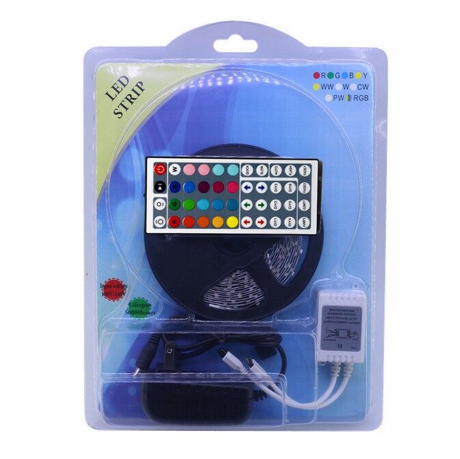 Striscia LED RGB da 12 V per decorazioni domestiche ed esterne, SMD2835 5050, impermeabile IP20 IP65 per feste e matrimoni