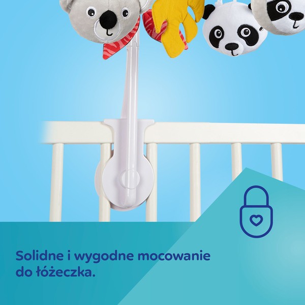 Canpol Babies, sensoryczna karuzela z pozytywką/Bluetooth BabiesBoo, 1 szt.