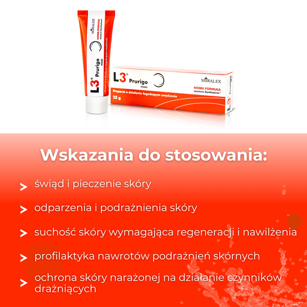 Prurigo L3, maść ochronno-pielęgnująca z aplikatorem, 25 g
