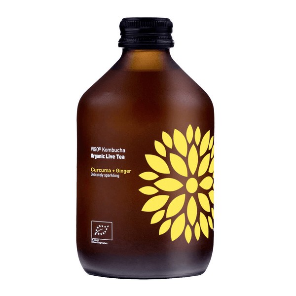 VIGO Kombucha z kurkumą i imbirem, napój herbaciany, 330 ml