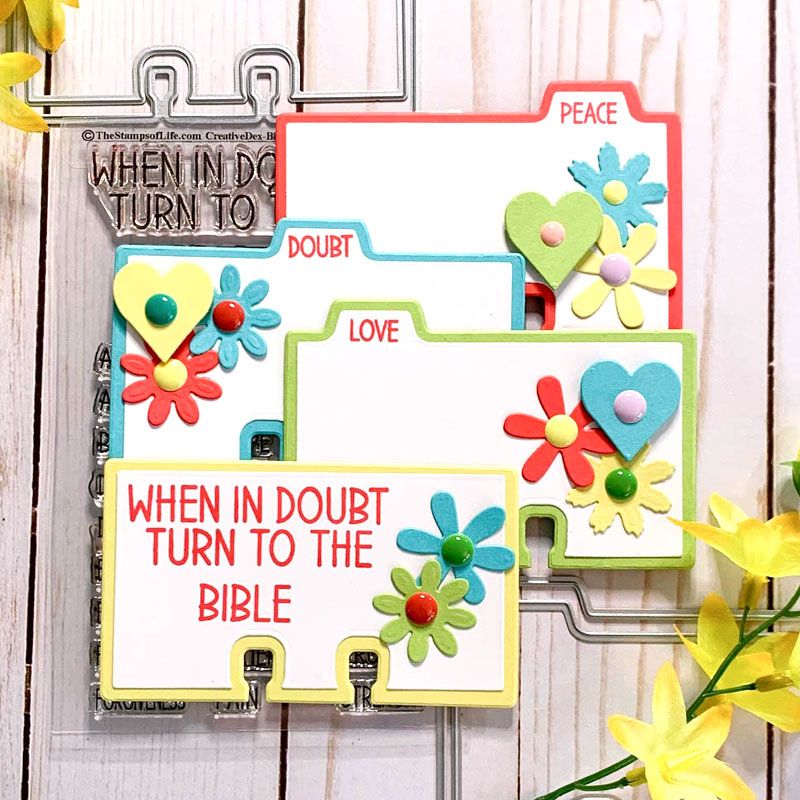 CreativeDex Bible Verses Clear Stamp Set