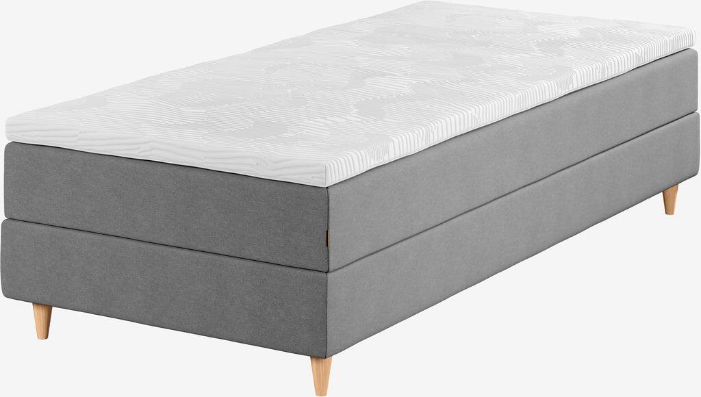 NEVLA GC5 guld Kontinentalseng 90x200 NEVLA GC5 grå-23 DREAMZONE