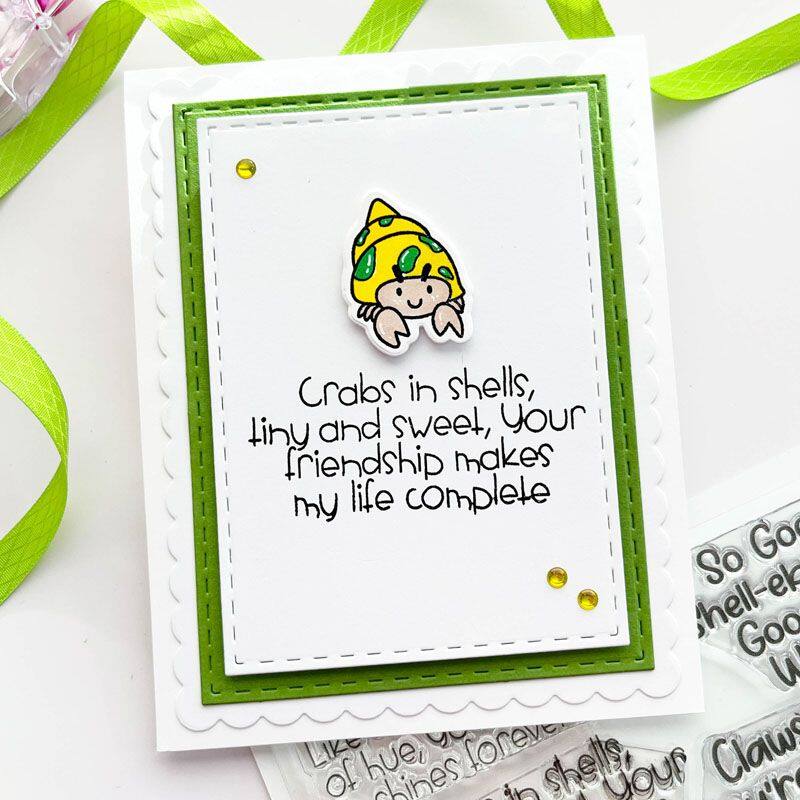 Hermit Crab Sayings Clear Stamp Set