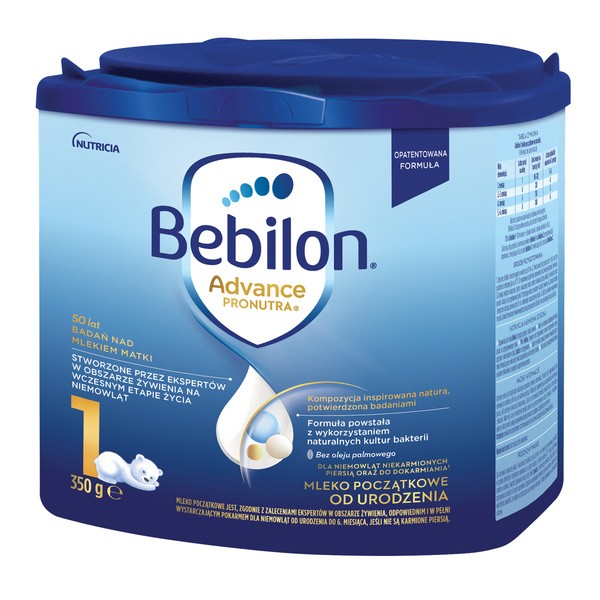 Bebilon Advance Pronutra 1, mleko początkowe od urodzenia, proszek, 350 g