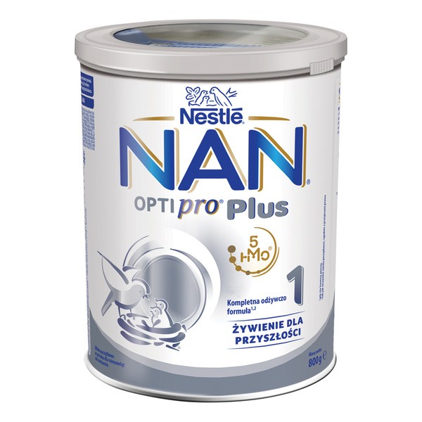 Nestle Nan Optipro Plus 1, 5 HMO, mleko początkowe dla niemowląt od urodzenia, 800 g