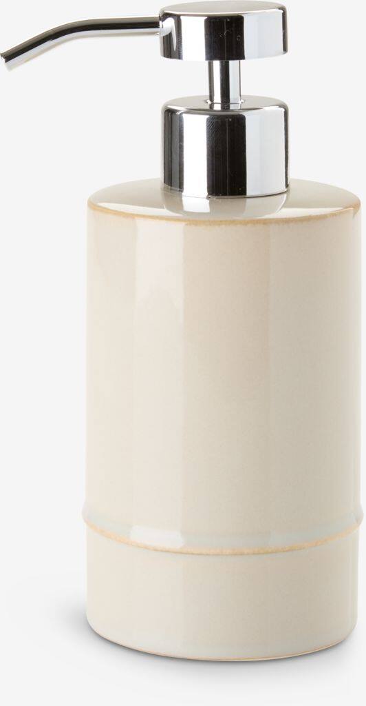 SMEDBY SMEDBY Sæbedispenser Glaseret Lysegrå