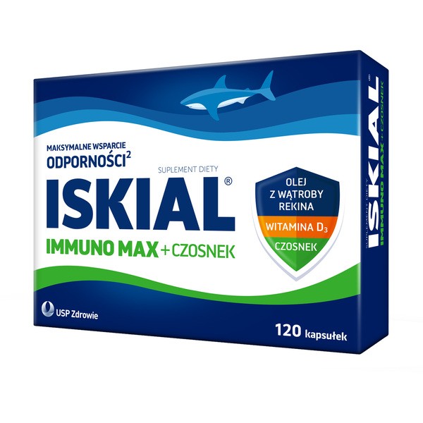 Iskial MAX + Czosnek, kapsułki, 120 szt.