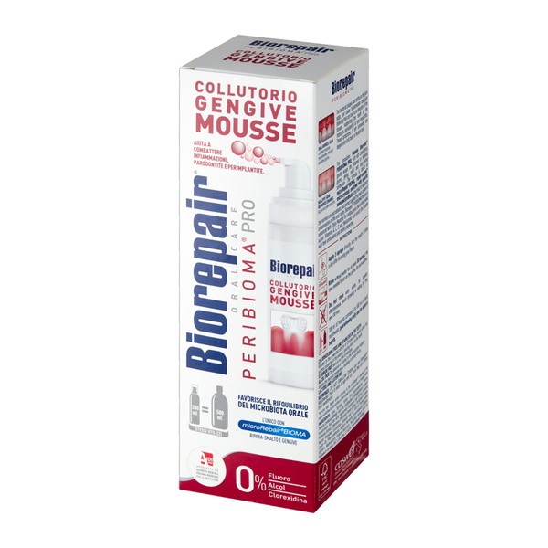BioRepair Peribioma, pianka do higieny jamy ustnej, 200 ml