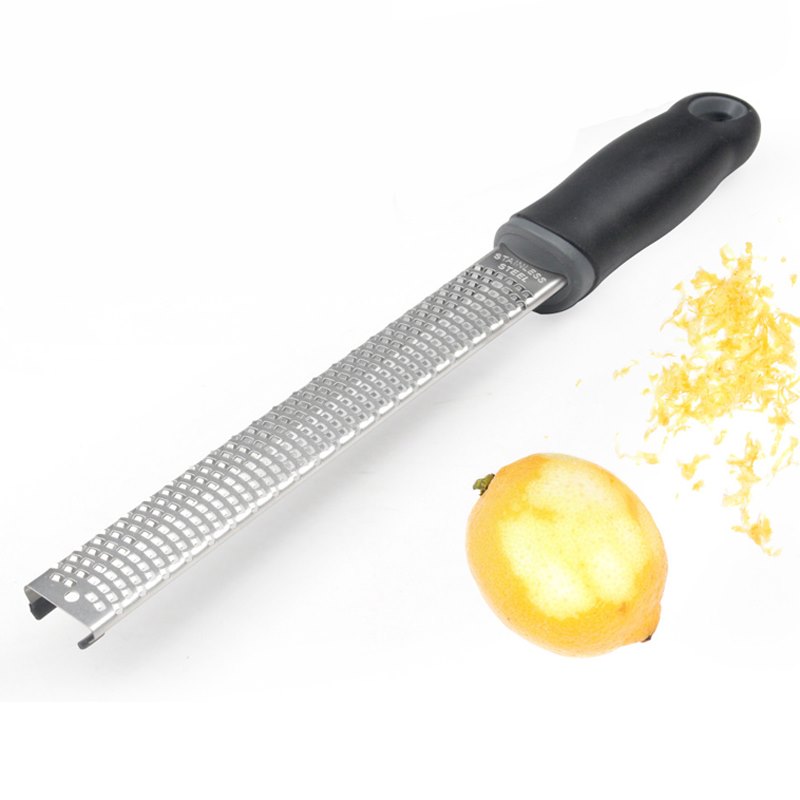 Tarka do gałki muszkatołowej 12 cali z osłoną ochronną, prostokątna, ze stali nierdzewnej, wielofunkcyjna obieraczka do cytryny i masła