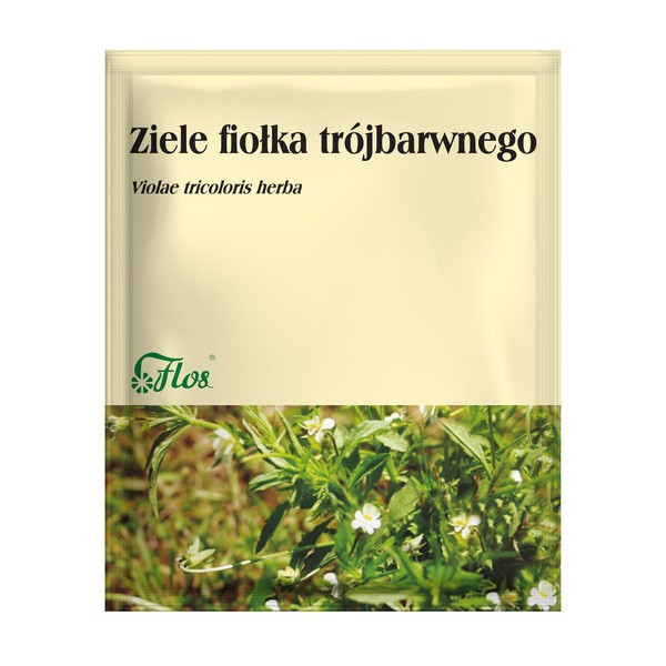 Ziele fiołka trójbarwnego, zioła do zaparzania, 50 g (Flos)