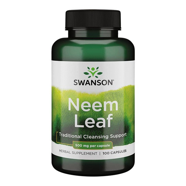 Swanson, Neem Leaf, 500 mg, kapsułki, 100 szt.