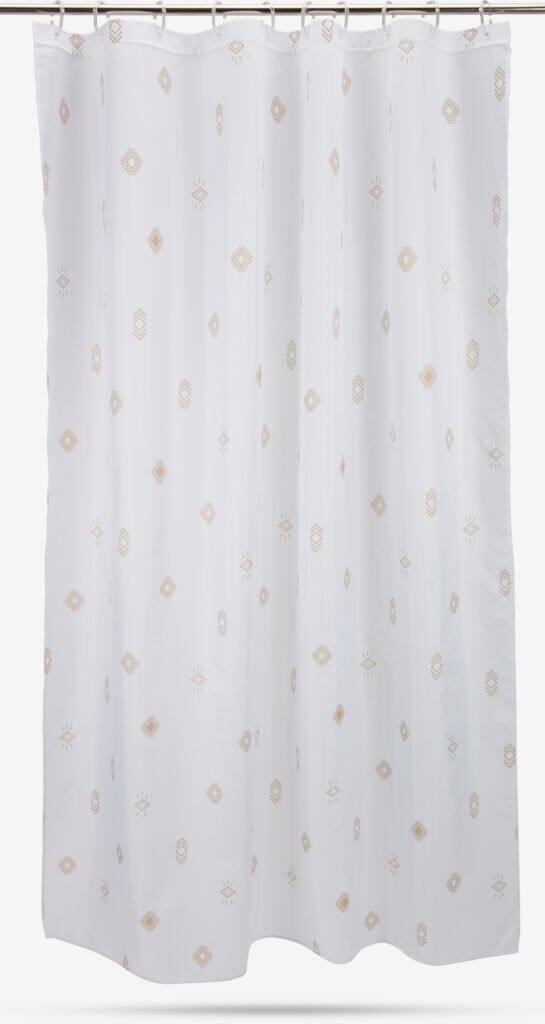 SKOGHALL plus SKOGHALL badeforhæng 180x200cm hvid