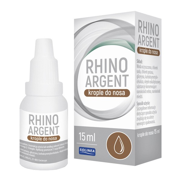 Rhinoargent, krople do nosa, 15 ml