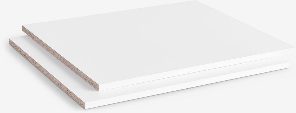 LIMFJORDEN LIMFJORDEN 3-dørs hylder 2 stk/pak hvid