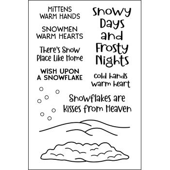 snowyscene2stamp Clear Stamp Set