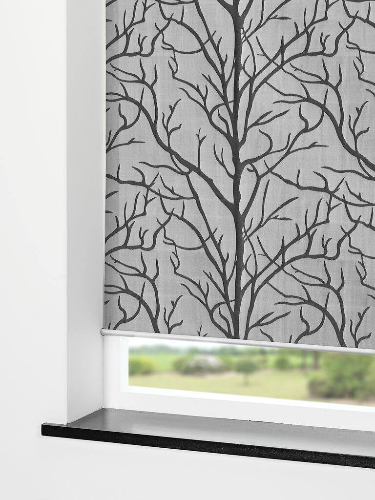 BARKEN BARKEN rullegardin 60x170cm grå-sort