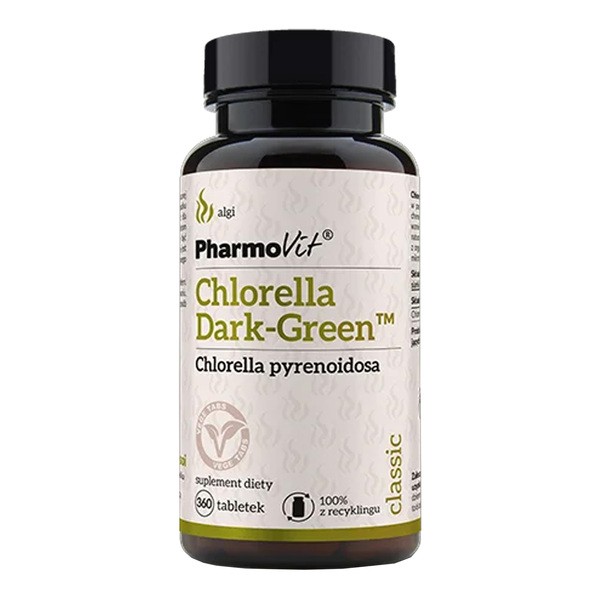 Pharmovit Chlorella Dark-Green, tabletki, 360 szt.