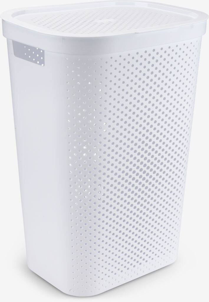 INFINITY vasketøjskurv B35xD44xH60cm hvid