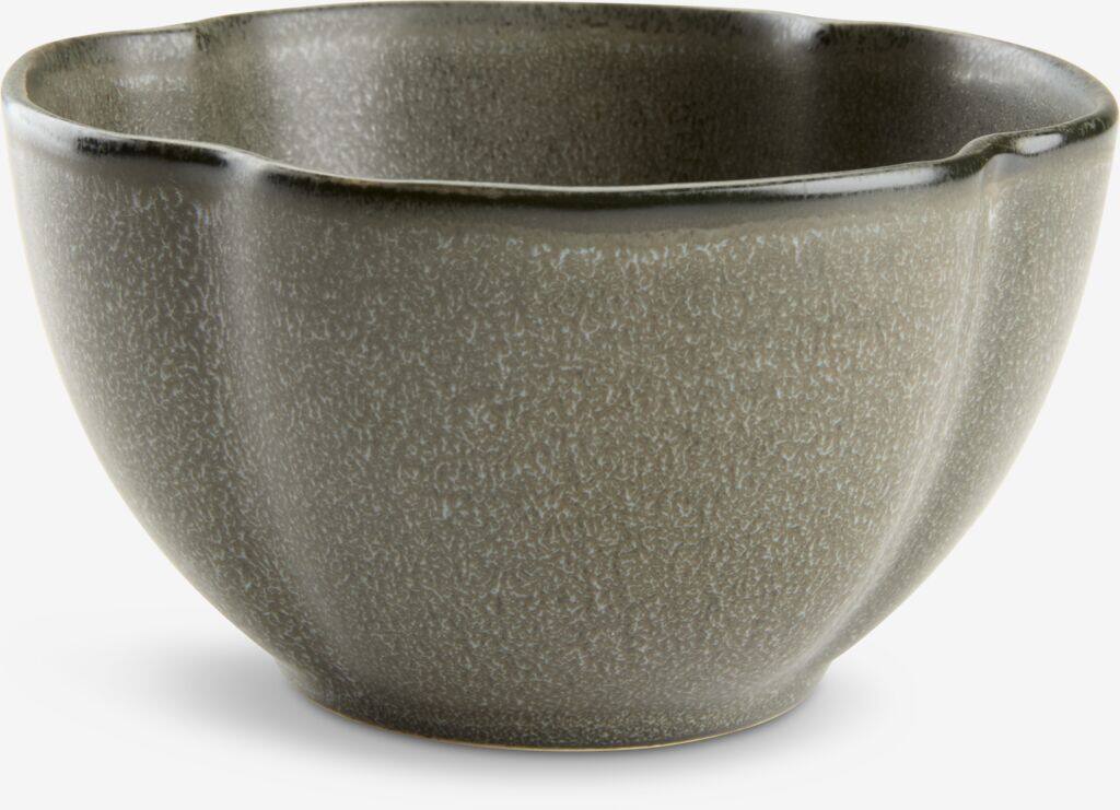 EJLIF skål EJLIF Ø12xH7cm mørkegrå