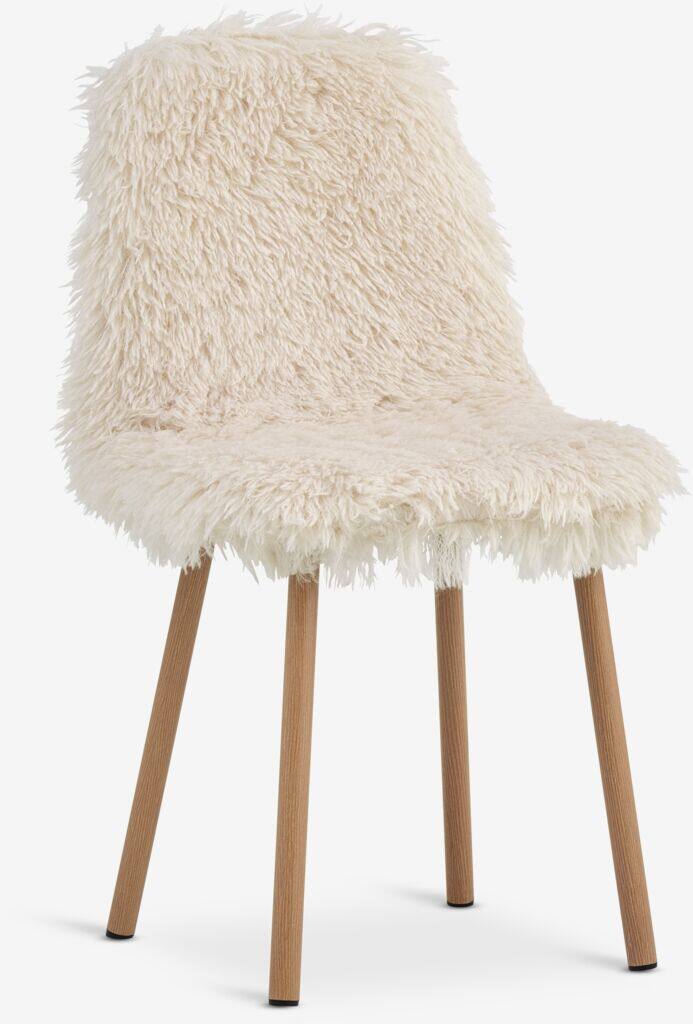 JONSTRUP JONSTRUP Spisestuestol Plys Off-White/Egetræ Stof