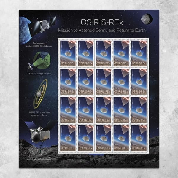 2023 Osiris-REx Mission to Asteroid Bennu and Return to Earth Forever Postage Stamps