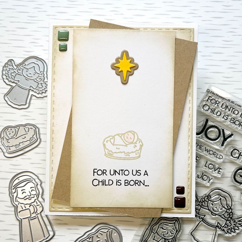 Mini Nativity Clear Stamp Set