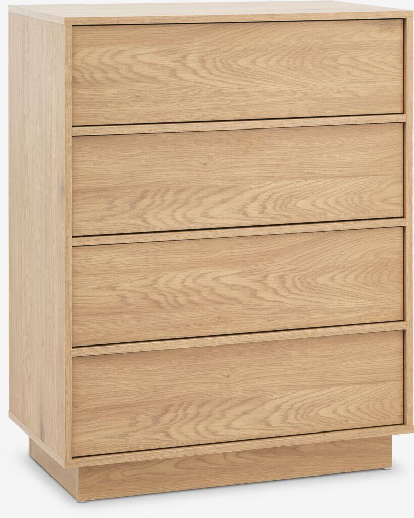 TRANUM TRANUM kommode, 4 skuffer, varm egetræsfarve