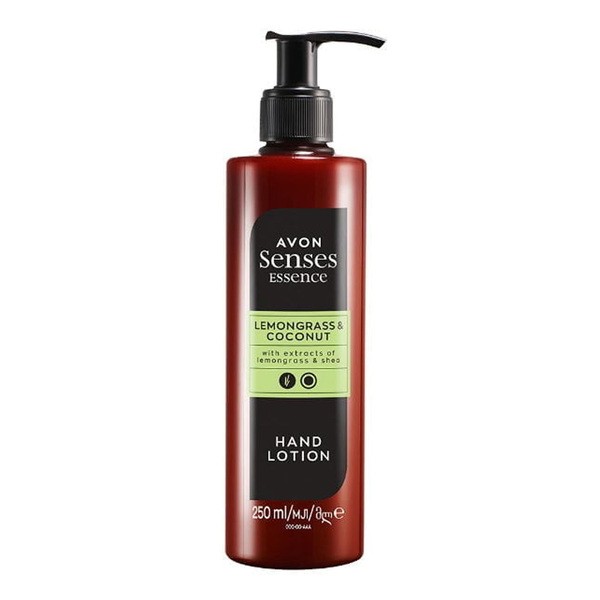Avon Senses Essence, lotion do rąk, Trawa Cytrynowa i Kokos, 250 ml
