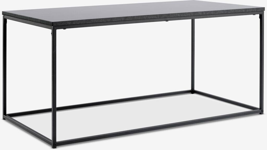 TROSTERUD Sofabord TROSTERUD 50x100 marmor imiteret/sort