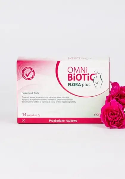 Omni Biotic Flora Plus, saszetki z proszkiem, 2 g x 28 szt.