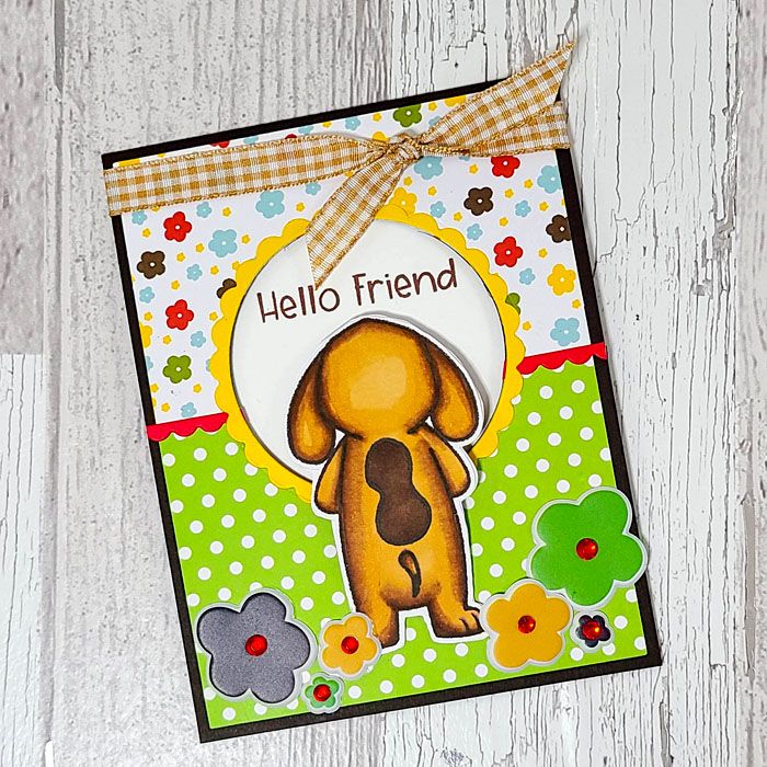 hangingoutdog2stamp Clear Stamp Set