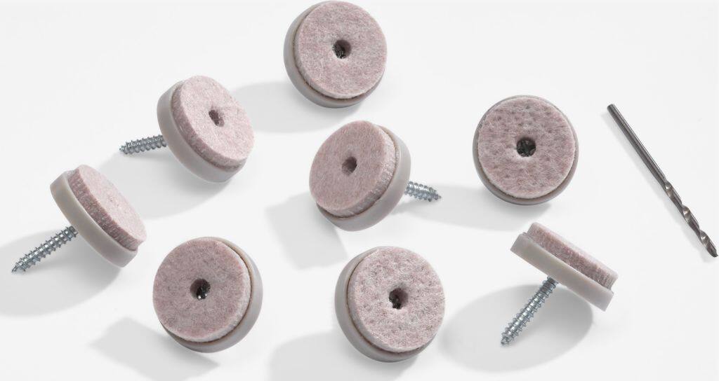 EGET møbelknopper med skrue 8 stk./pakke