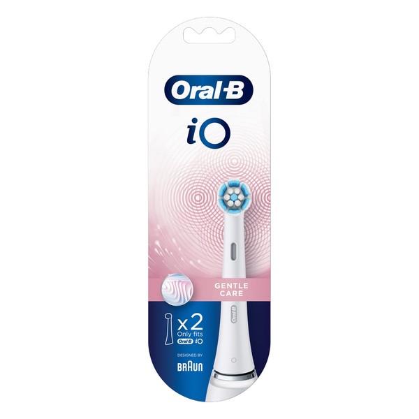 Oral-B, Seria iO Gentle Care, końcówki wymienne, white, 2 szt.