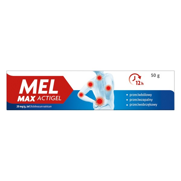 Mel Max Actigel, 20 mg/g, żel,  50 g