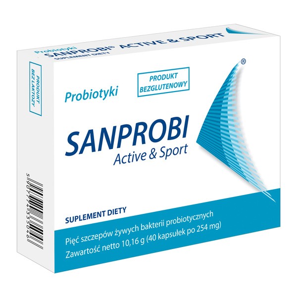 Sanprobi Active & Sport, kapsułki, 40 szt.