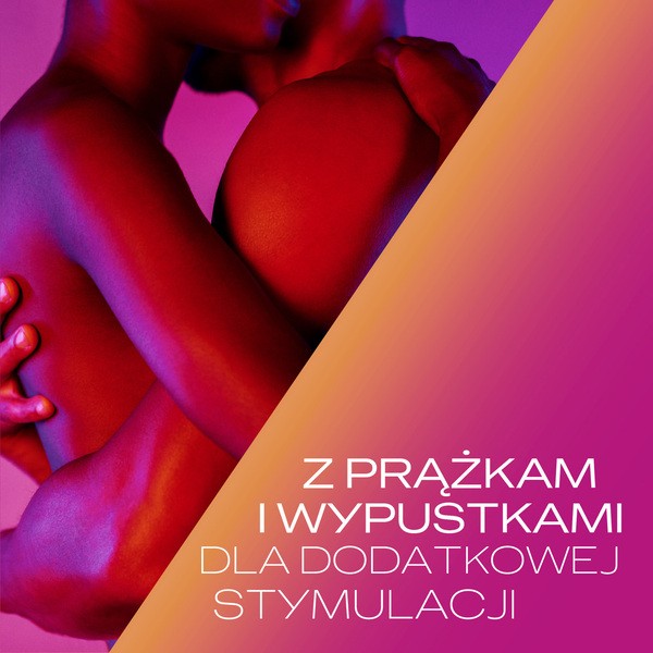Durex Pleasuremax, prezerwatywy ze środkiem nawilżającym, 3 szt.