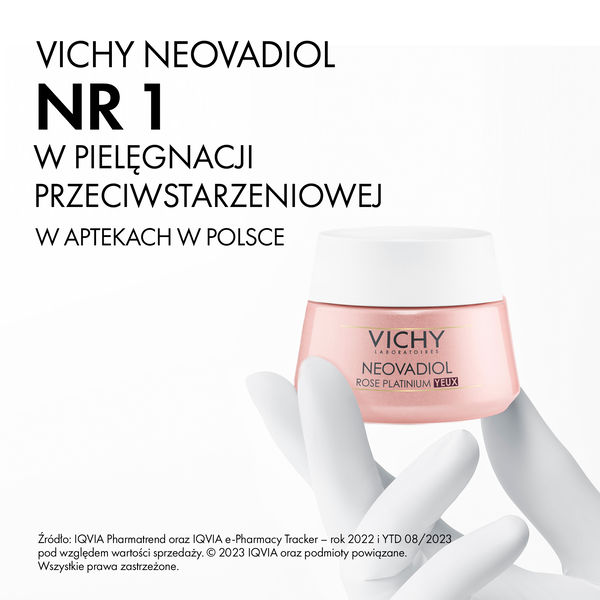 Vichy Neovadiol Rose Platinum, krem pod oczy, 15 ml
