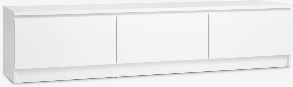 LIMFJORDEN TV-skab LIMFJORDEN 2 skuffer 1 låge hvid
