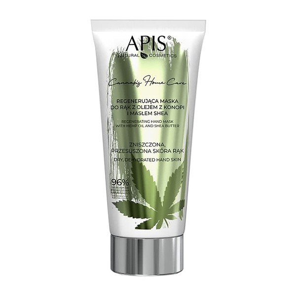 Apis Cannabis Home Care, Regenerująca maska do rąk, 200 ml