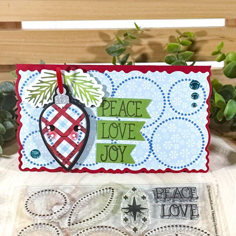 Charming Christmas 3 Clear Stamps Set of 9