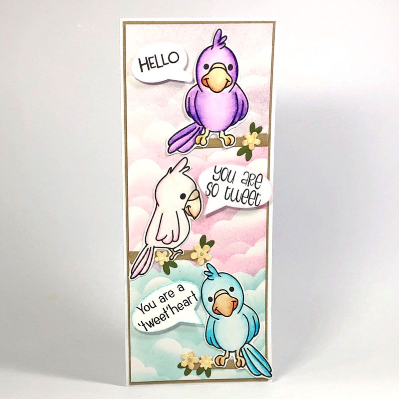 morebirds2stamp Clear Stamp Set of 9