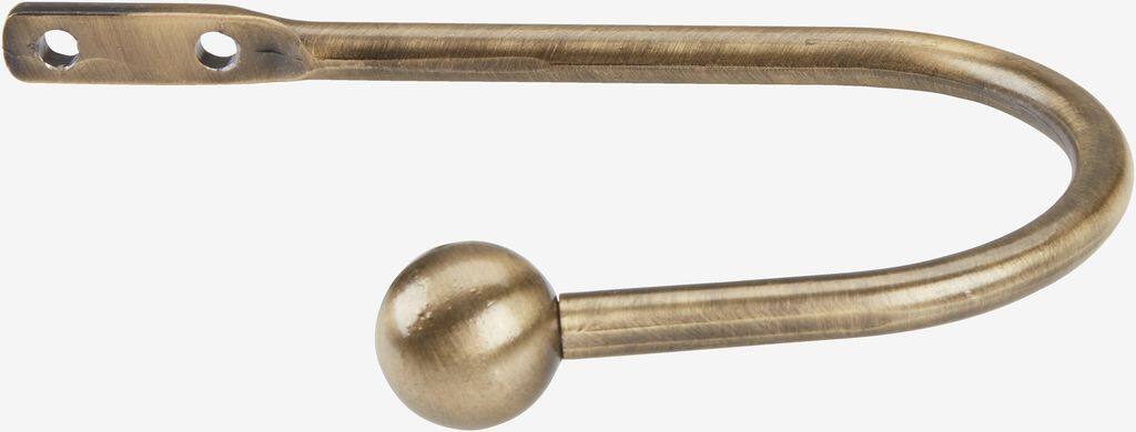 KATAJA sidekrog til gardinkugle 2 stk/pakke messing