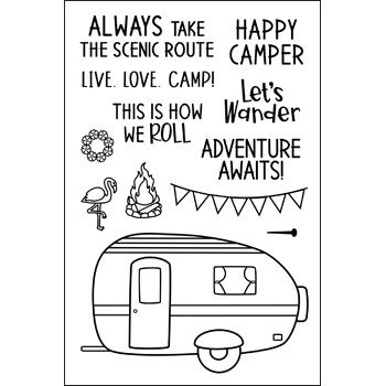 camper2stamp Clear Stamp Set