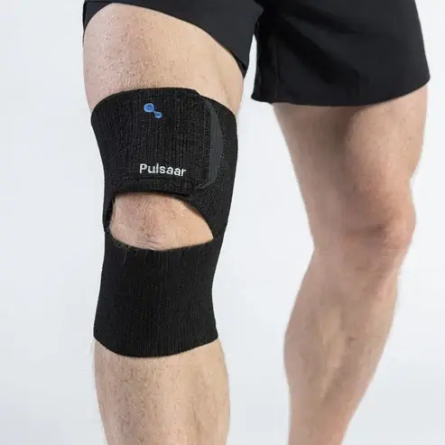 Pulsaar Active, elastyczna opaska uciskowa, kolor czarny, rozmiar uniwersalny, 1 szt.