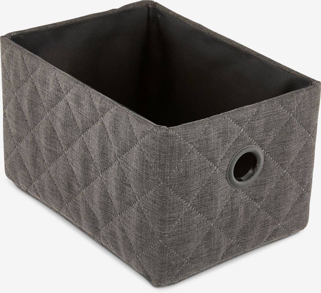 GILLIS GILLIS kurv B14xL20xH12cm mørkegrå