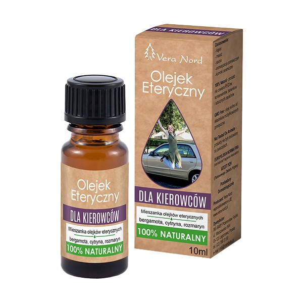 Vera Nord, olejek eteryczny dla kierowców, 10 ml
