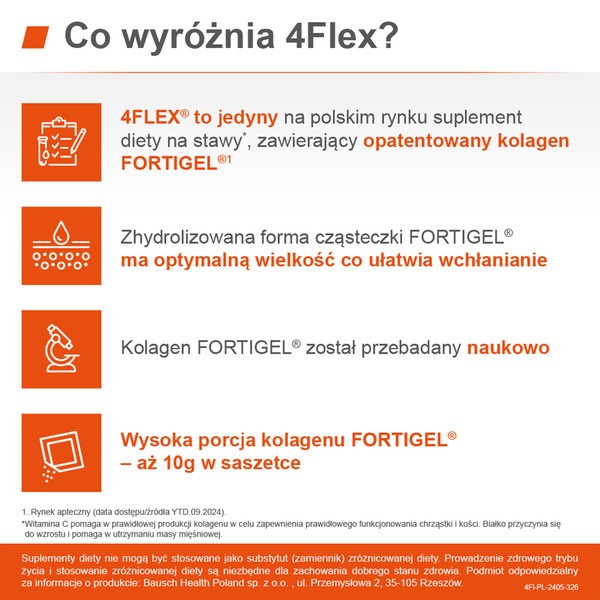 4 Flex, proszek w saszetkach, 30 szt.