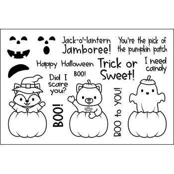 Pumpkin Critters Clear Stamp Set