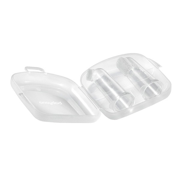 BabyOno, szczoteczki do zębów dla niemowląt, na palec, 2 szt.